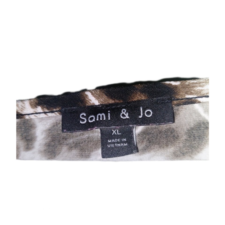 Blusa manga corta talla XL animal print - Imagen 3