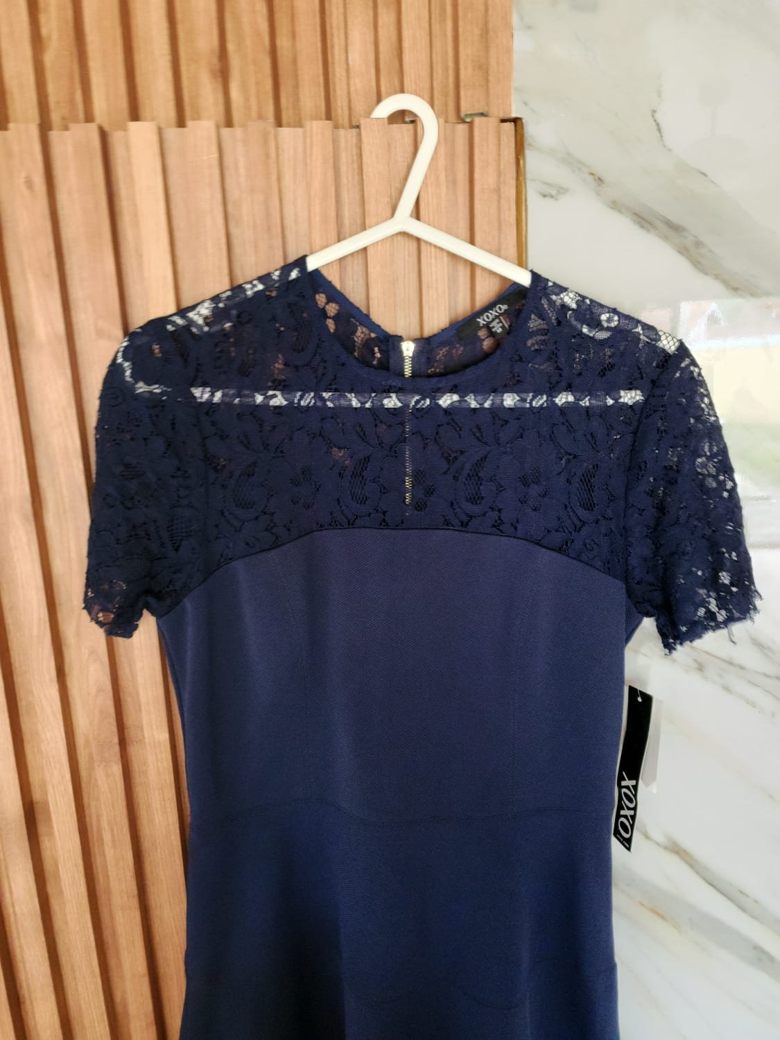 Vestido azul marino XOXO - Imagen 3