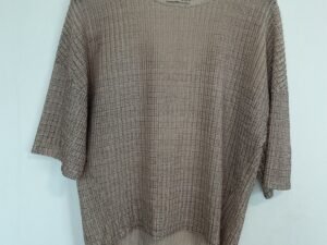 Blusa dorada Zara