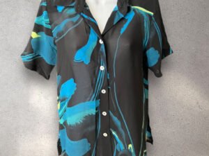 Blusa de Chiffon estampada talla S