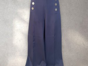 Pantalon Azul con botones estilo marinero talla M