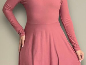 Vestido rosa vieja talla M