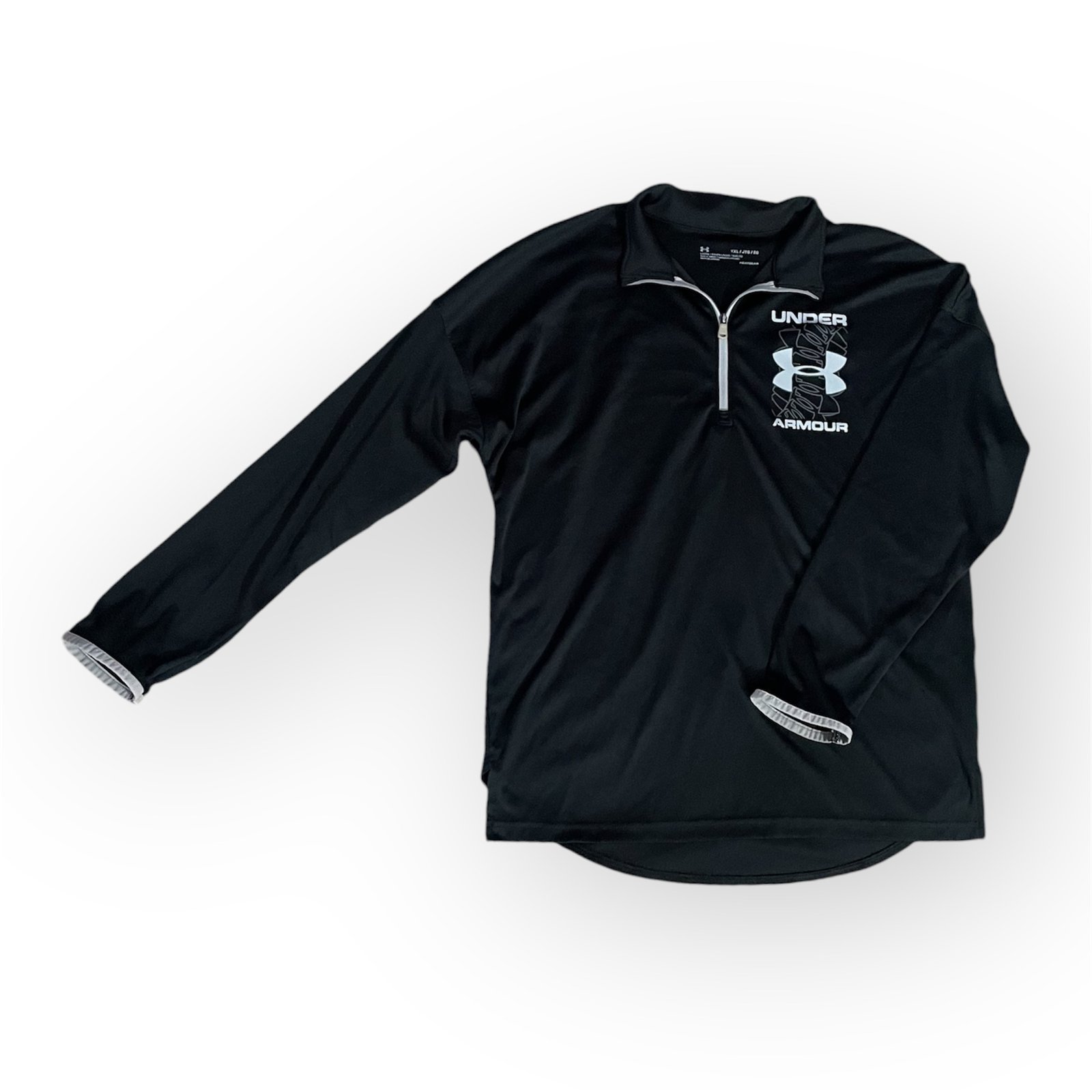 Suéter negro con mangas largas/ Under Armour - Imagen 2