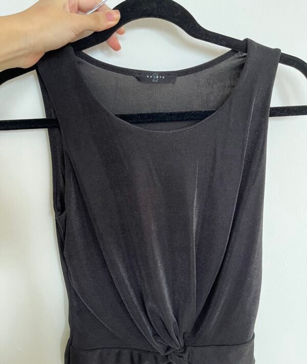 Top negro sin mangas talla M - Imagen 3