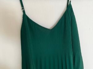 Top verde de tiritas talla M