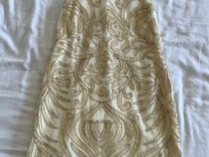 Vestido dorado talla M