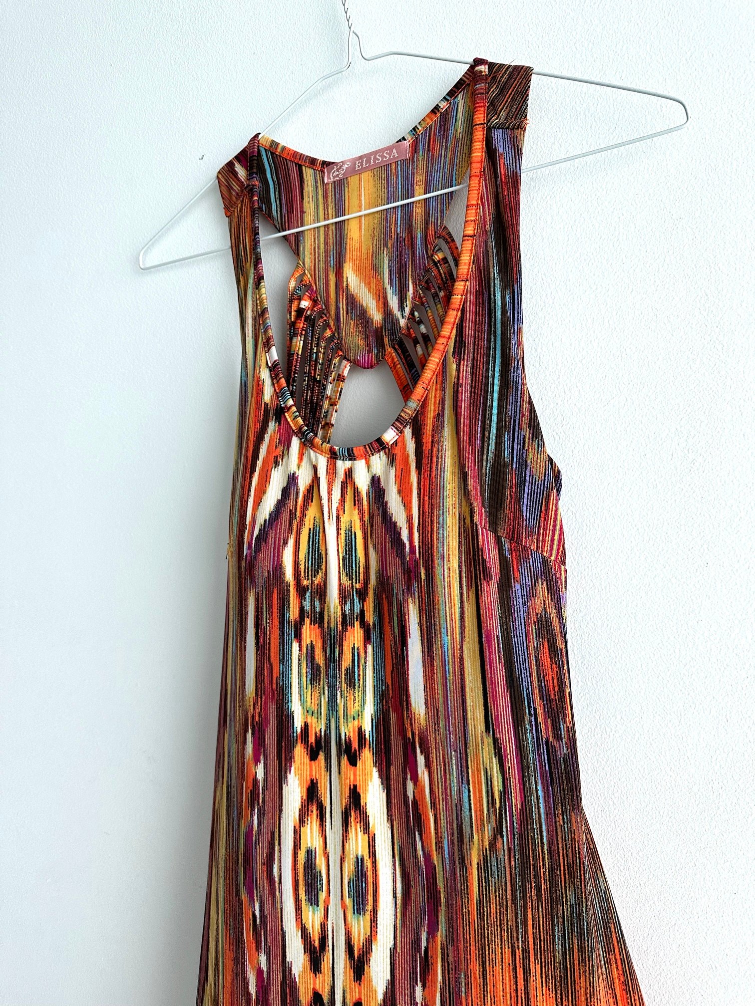 Vestido largo con espalda escotada - Imagen 3