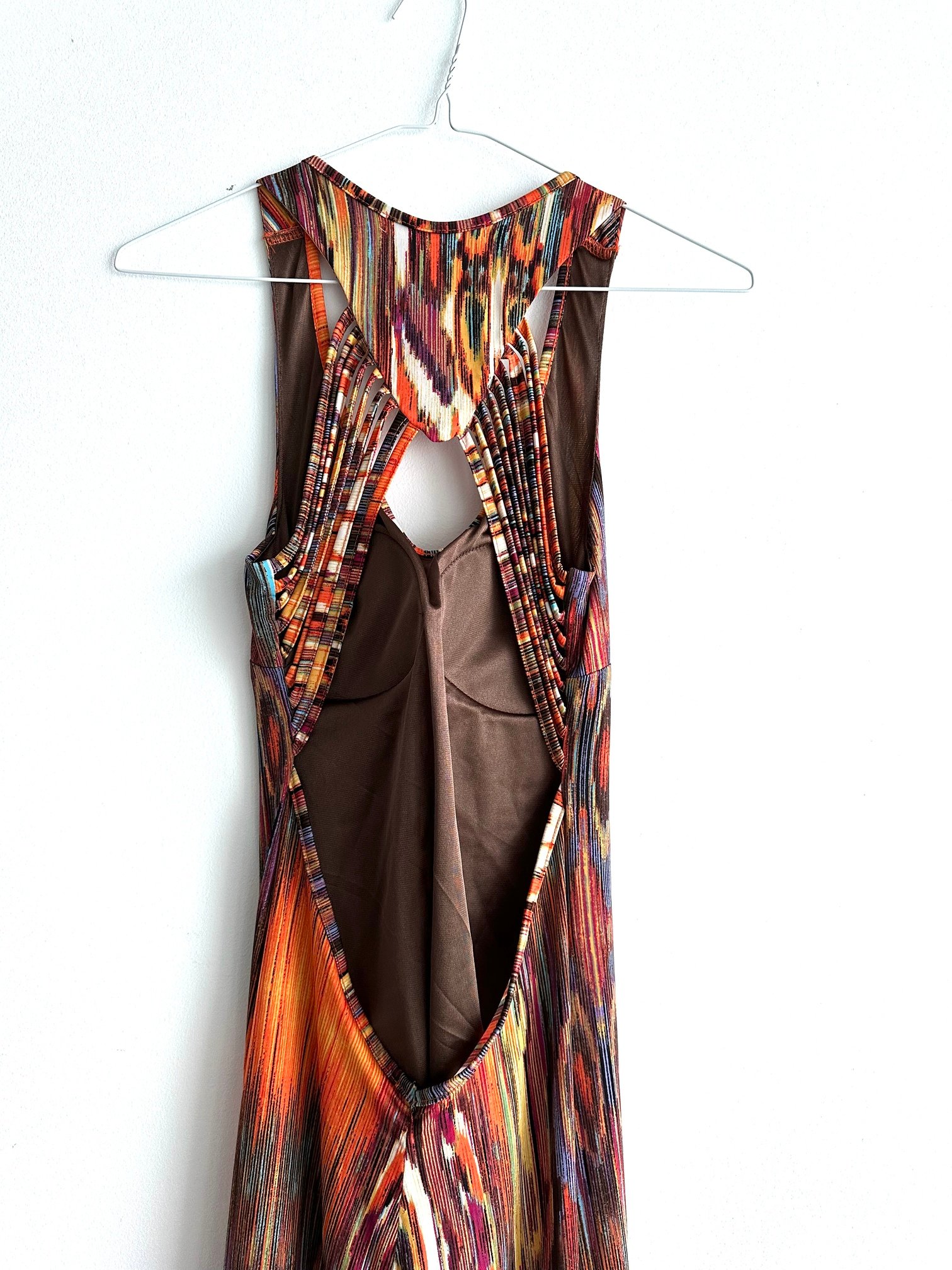 Vestido largo con espalda escotada - Imagen 2