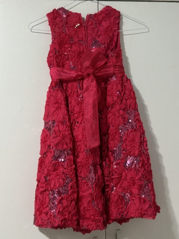 Vestido rosa floreado - Imagen 2