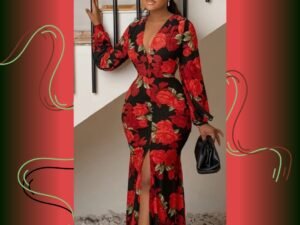Vestido Maxi estampado