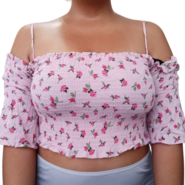 Top de flores