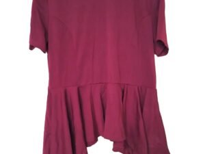 Peplum Top color vino