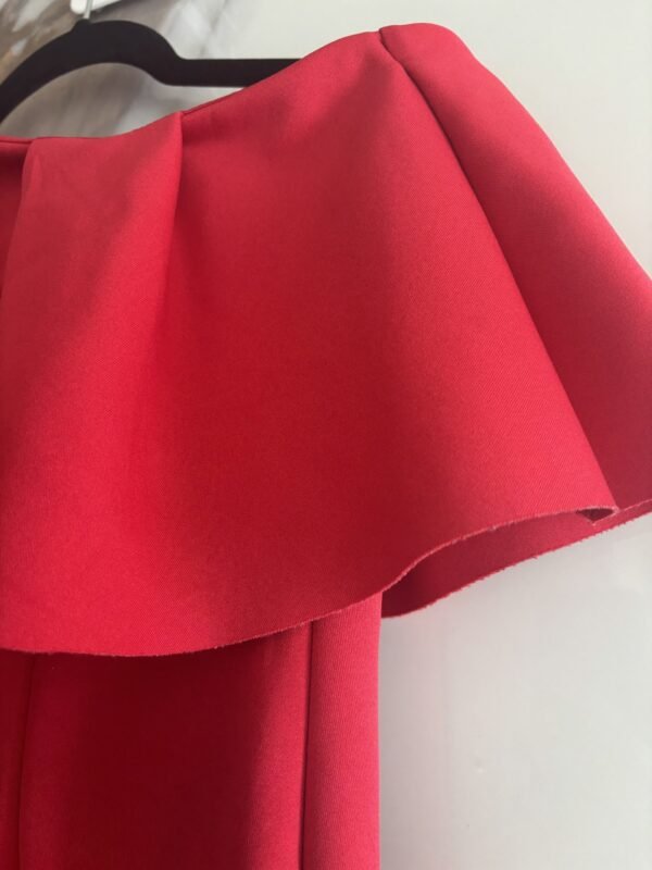 Vestido rojo cocktail - Imagen 2