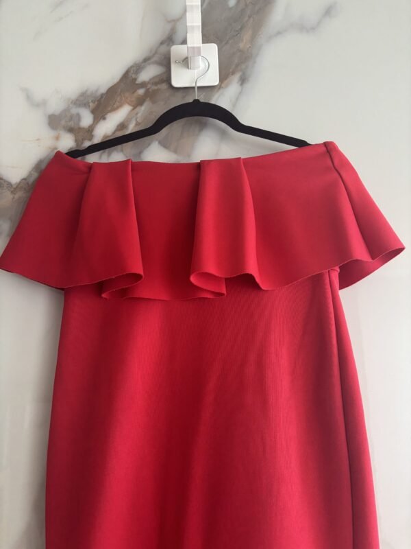 Vestido rojo cocktail - Imagen 3