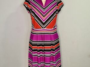 Vestido de Rayas Morado