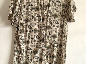 Camisa dibujo tradicional bohío playa