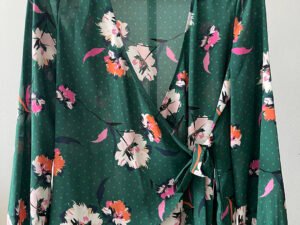 Camisa verde floral