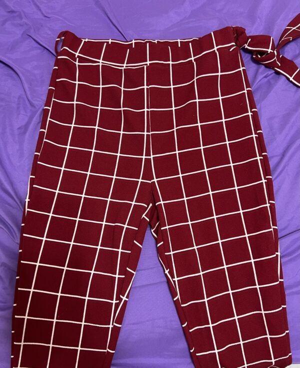 Pantalon de cuadros semiformal - Imagen 2