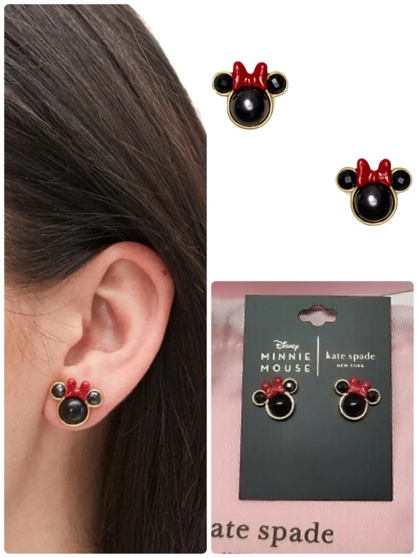Aretes Kate Spade - Minnie Mouse - Imagen 2