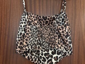 Top animal print de Zara