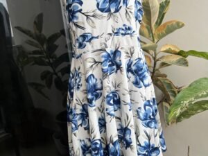 Vestido cóctel floral