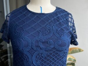 Crop top de encaje