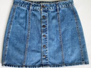 Falda denim de Pull & Bear