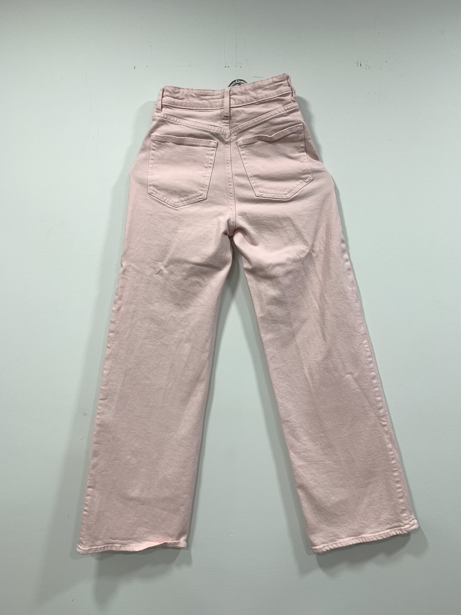 Jean rosado tiro alto talla 2 - Imagen 3
