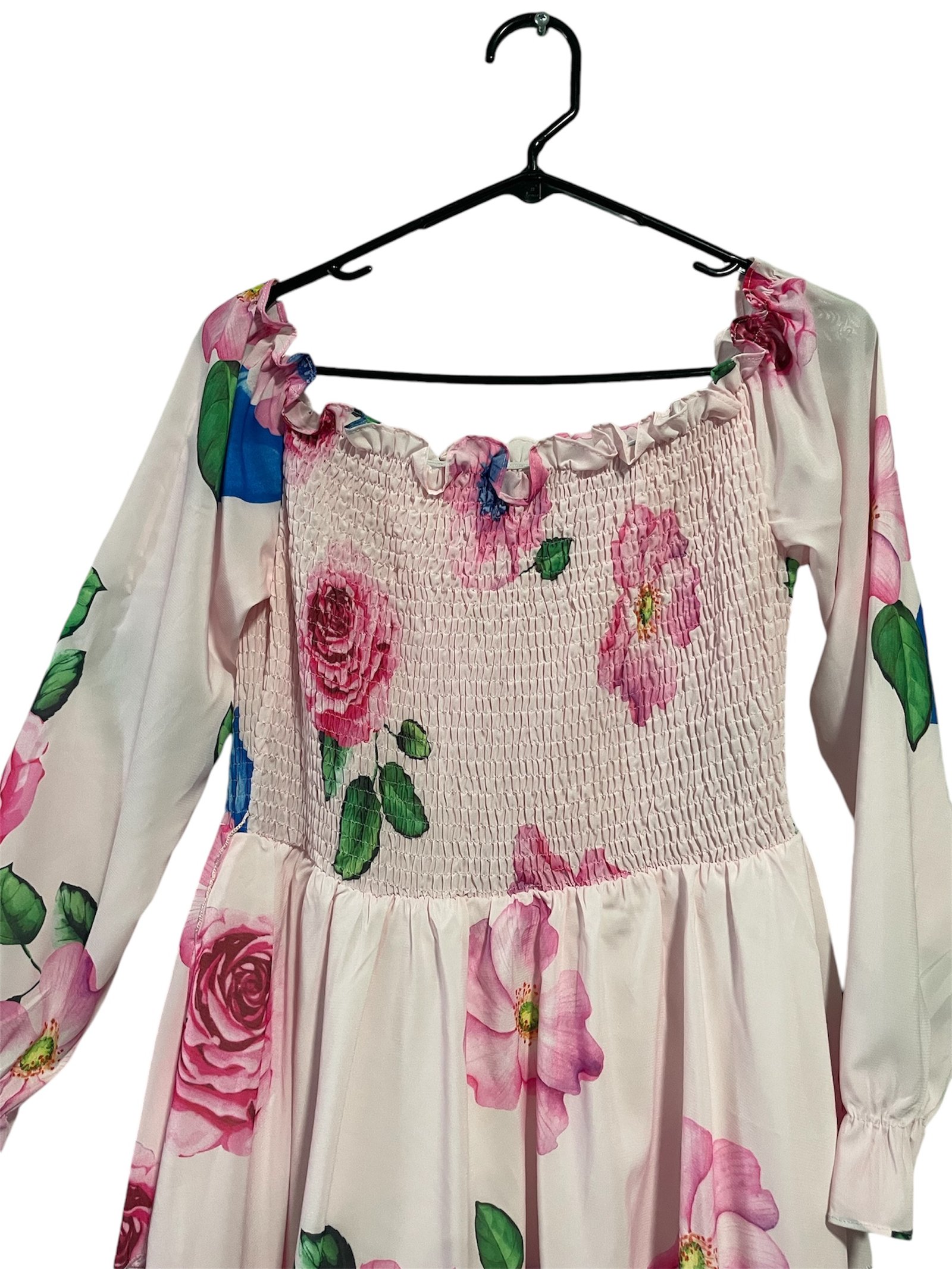 Vestido de chifón rosado - Imagen 4