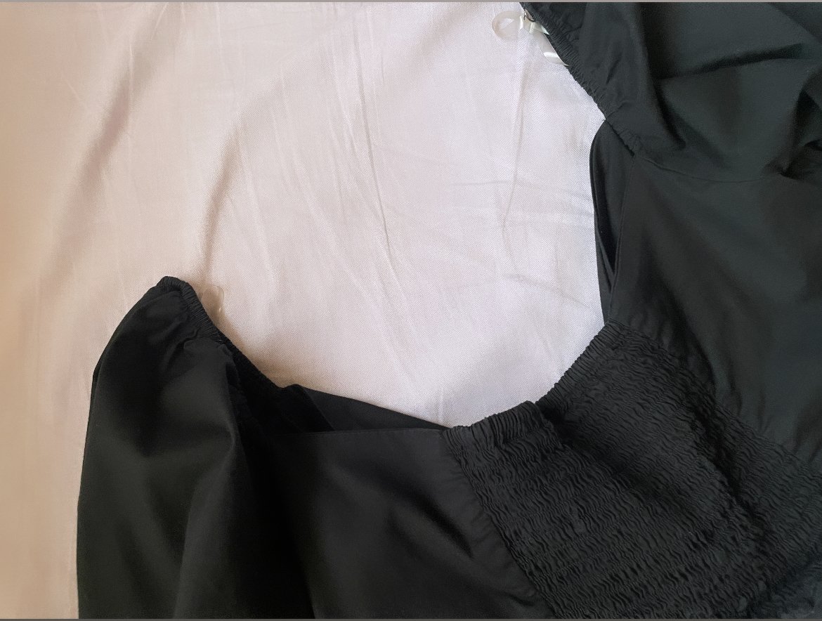 blusa manga larga negra - Imagen 3