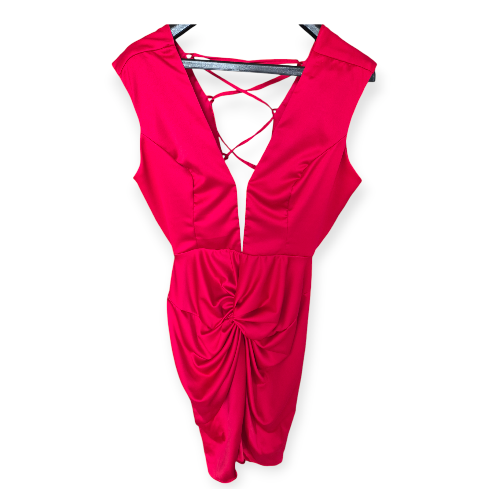 Vestido cóctel rojo - Imagen 5