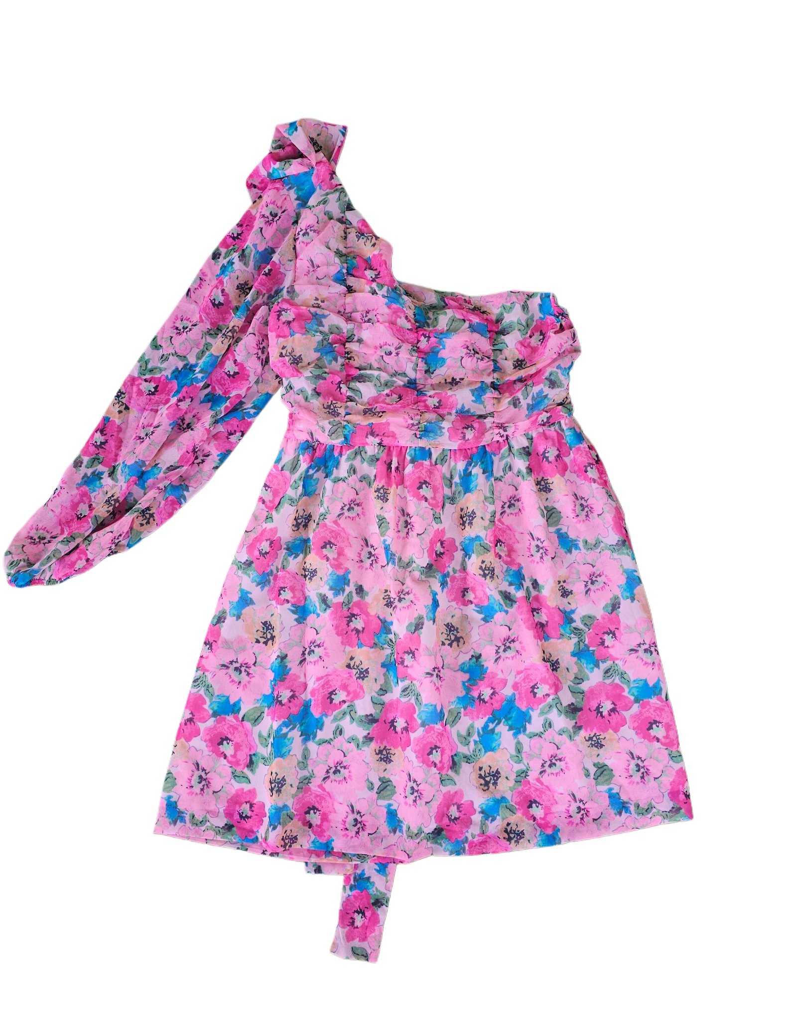 Vestido medio hombro