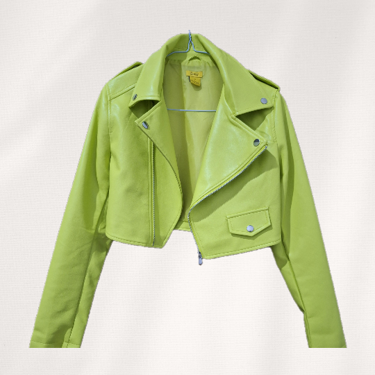 Chaqueta de piel sintética talla S