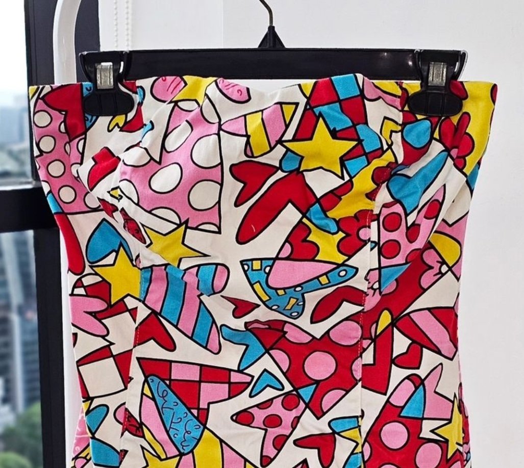 VESTIDO MINI ESTILO RELOJ DE ARENA, STRAPLESS - Imagen 3