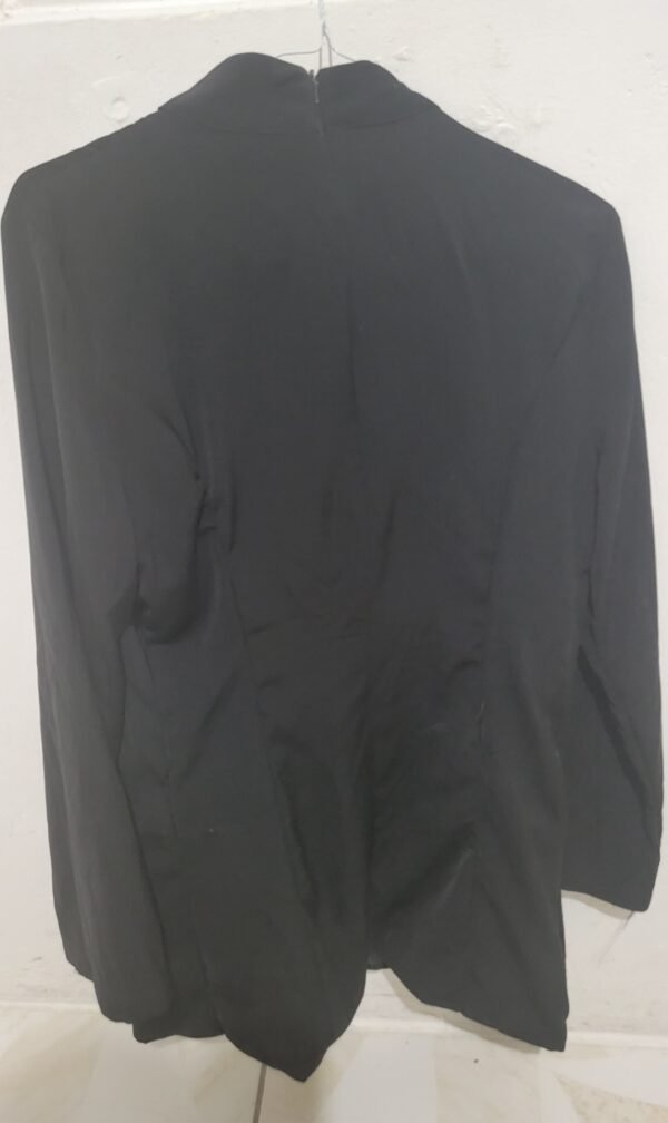 Blazer largo negro - Imagen 2