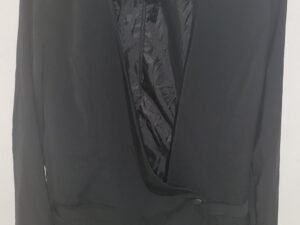 Blazer largo negro