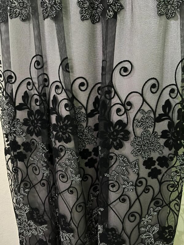 Vestido gris con brillo - Talla 6 - Imagen 4