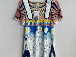 Vestido estampado talla S
