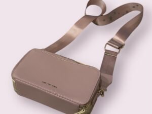 Cartera rosa crossbody