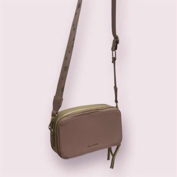 Cartera rosa crossbody - Imagen 2