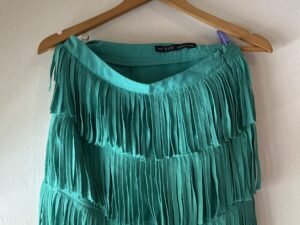 Zara mini falda verde