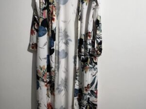 Kimono largo estampado