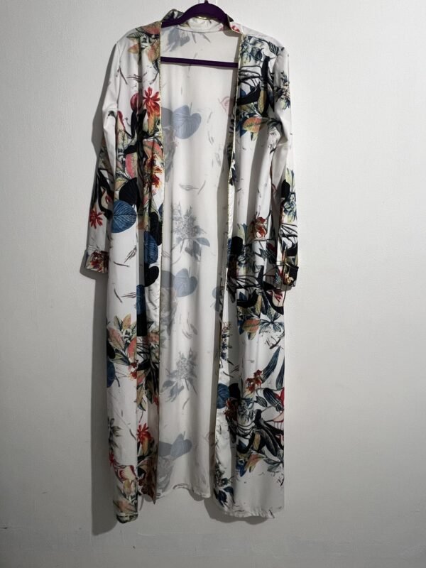 Kimono largo estampado