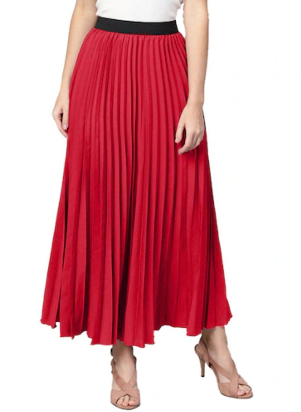 Falda Larga plisada. Talla S/M - Imagen 3