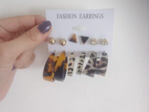 Aretes de leopardo