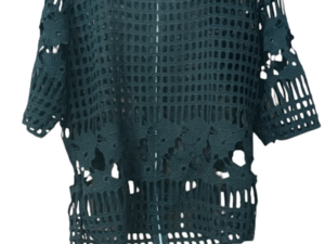 Camisa de encaje con zipper