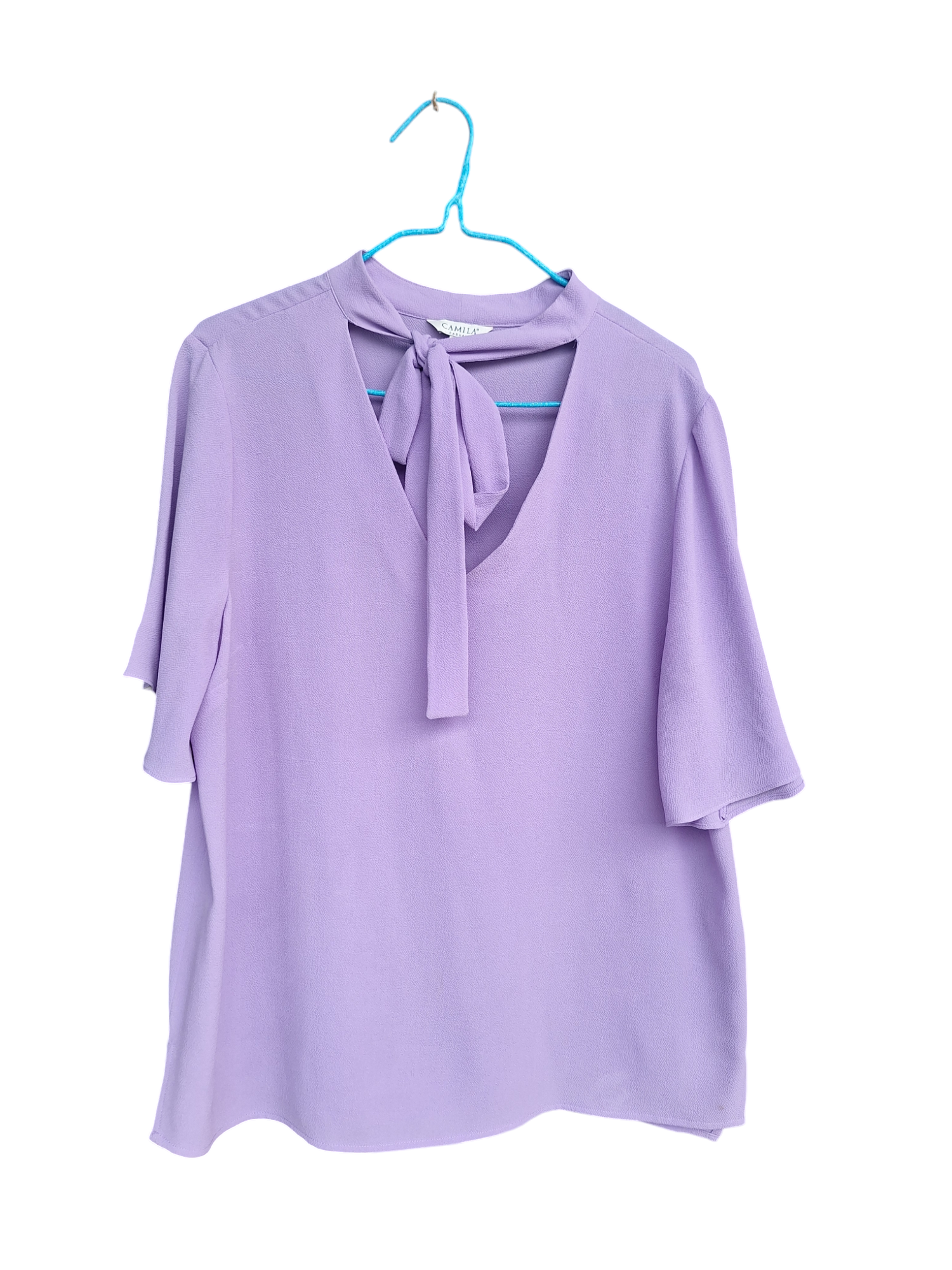 Blusa de vestir, color lila