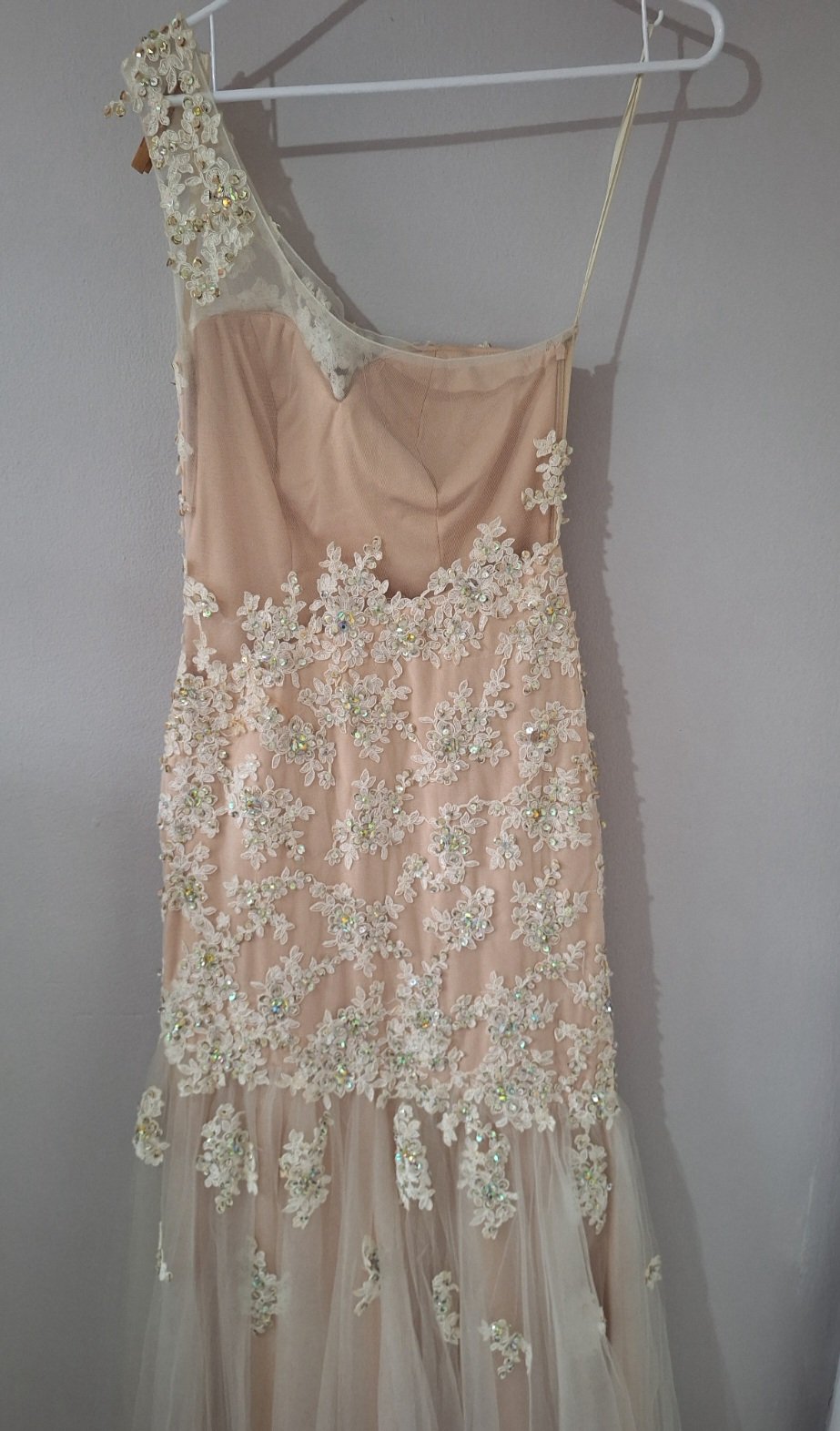 Vestido de fiesta nude - Imagen 3