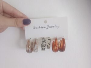 Aretes de leopardo