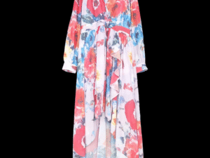 Vestido largo floreado